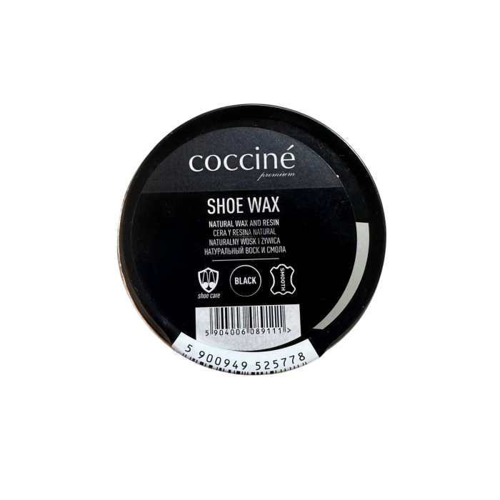 SHOE WAX ВІСК + ЖИВИЦЯ в метаевій банці Чорний 5-C-00015